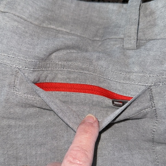 Lululemon Gray Flat Front Chino Shorts - Picture 4 of 6